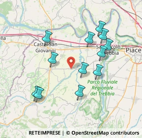 Mappa Via Provinciale, 29011 Borgonovo Val Tidone PC, Italia (7.325)