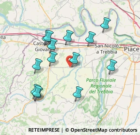 Mappa Via Provinciale, 29011 Borgonovo Val Tidone PC, Italia (7.45643)