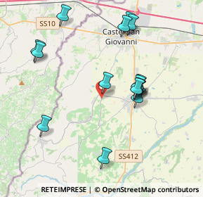 Mappa SP 44, 29011 Borgonovo Val Tidone PC, Italia (3.99333)