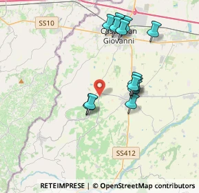 Mappa SP 44, 29011 Borgonovo Val Tidone PC, Italia (3.53231)