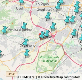 Mappa 10093 Orbassano TO, Italia (5.7575)