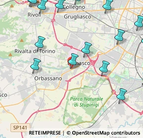 Mappa 10093 Orbassano TO, Italia (6.5505)