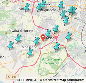 Mappa 10093 Orbassano TO, Italia (4.68063)