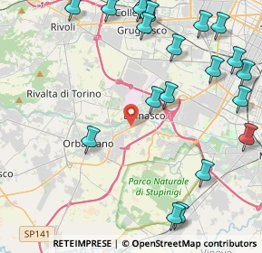 Mappa 10093 Orbassano TO, Italia (5.6655)