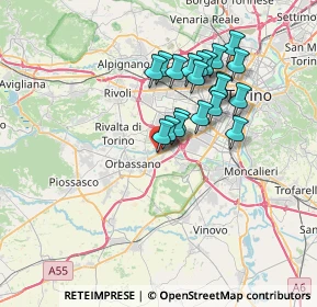 Mappa 10093 Orbassano TO, Italia (6.083)
