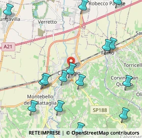 Mappa Via Giuseppe Maria Giulietti, 27045 Casteggio PV, Italia (3.1545)