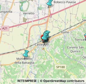 Mappa Via Giuseppe Maria Giulietti, 27045 Casteggio PV, Italia (1.29)