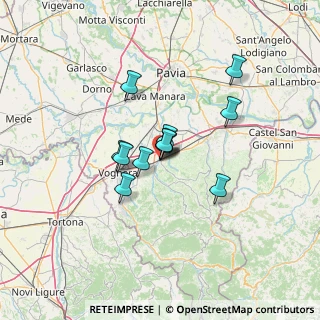 Mappa Via G.M, 27045 Casteggio PV, Italia (8.95333)