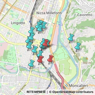Mappa Corso Rosselli, 10024 Moncalieri TO, Italia (0.7435)