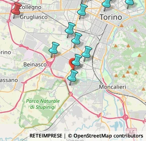 Mappa Via Amedeo Ugolini, 10135 Torino TO, Italia (4.94231)