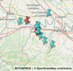 Mappa Via Oldrini, 29011 Borgonovo Val Tidone PC, Italia (9.1025)