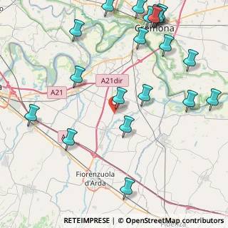 Mappa Via Cremona, 29010 Cortemaggiore PC, Italia (11.225)