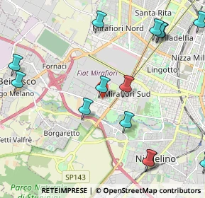 Mappa Via Monteponi, 10135 Torino TO, Italia (2.67857)