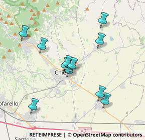 Mappa Strada San Silvestro, 10023 Chieri TO, Italia (3.52545)