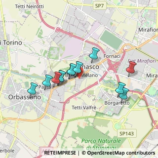Mappa Via Manzoni Alessandro, 10092 Beinasco TO, Italia (1.57333)
