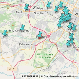 Mappa Via Manzoni Alessandro, 10092 Beinasco TO, Italia (6.3335)