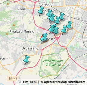 Mappa Ufficio 28, 10093 Orbassano TO, Italia (3.19786)