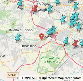 Mappa Ufficio 28, 10093 Orbassano TO, Italia (6.124)