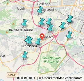 Mappa Ufficio 28, 10093 Orbassano TO, Italia (3.73615)