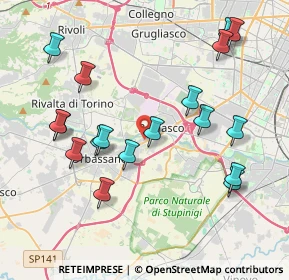 Mappa Ufficio 28, 10093 Orbassano TO, Italia (4.30667)