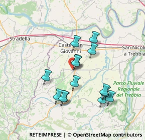 Mappa Traversa Moretta, 29011 Borgonovo Val Tidone PC, Italia (6.51071)