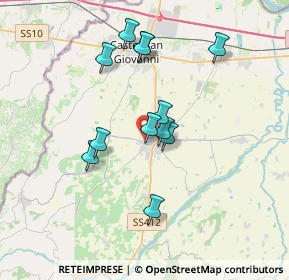 Mappa Traversa Moretta, 29011 Borgonovo Val Tidone PC, Italia (3.10667)