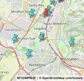 Mappa Via Luigi Chiala, 10127 Torino TO, Italia (2.70727)