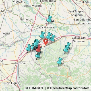 Mappa Via Rossini, 27045 Casteggio PV, Italia (10.67833)