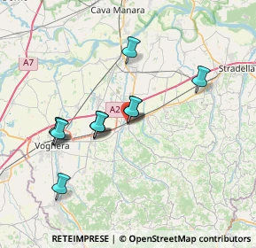 Mappa Piazza Camillo Benso Conte di Cavour, 27045 Casteggio PV, Italia (6.46545)