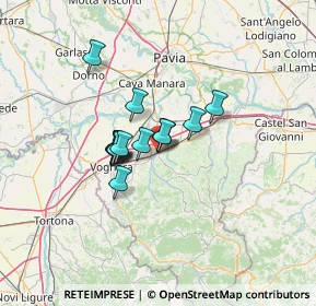 Mappa Piazza Camillo Benso Conte di Cavour, 27045 Casteggio PV, Italia (8.61286)