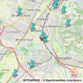 Mappa Presso Piscina Torrazza, 10127 Torino TO, Italia (2.91273)