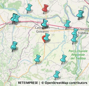 Mappa Via L. Agazzari, 29011 Borgonovo Val Tidone PC, Italia (10.0385)