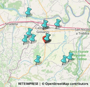 Mappa Via L. Agazzari, 29011 Borgonovo Val Tidone PC, Italia (5.71154)