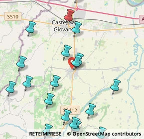 Mappa Via L. Agazzari, 29011 Borgonovo Val Tidone PC, Italia (5.3335)