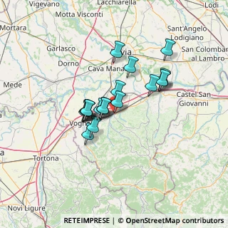 Mappa Via Alcide de Gasperi, 27045 Casteggio PV, Italia (9.9855)