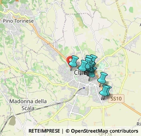 Mappa Via Galatea, 10023 Chieri TO, Italia (1.2325)