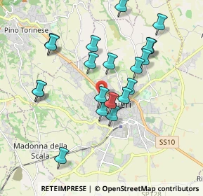 Mappa Via Galatea, 10023 Chieri TO, Italia (1.812)