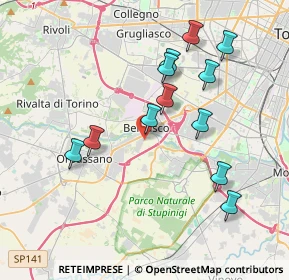 Mappa Via Amendola, 10092 Beinasco TO, Italia (3.76167)