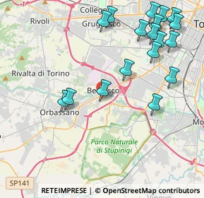 Mappa Via Amendola, 10092 Beinasco TO, Italia (4.96667)