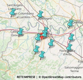 Mappa Via Galileo Galilei, 29122 Pittolo PC, Italia (14.2725)
