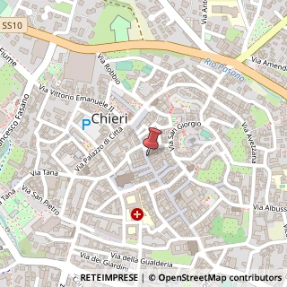 Mappa Via Vittorio Emanuele II, 41, 10023 Chieri, Torino (Piemonte)