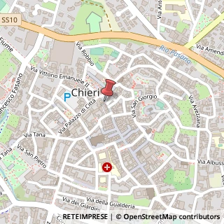 Mappa Via Vittorio Emanuele II, 32, 10023 Chieri, Torino (Piemonte)