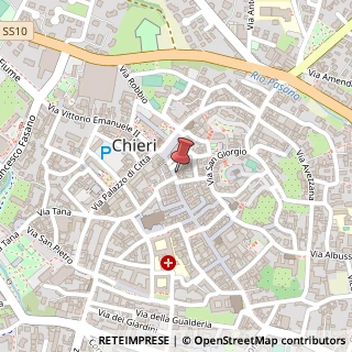 Mappa Via Vittorio Emanuele II, 37, 10023 Chieri, Torino (Piemonte)