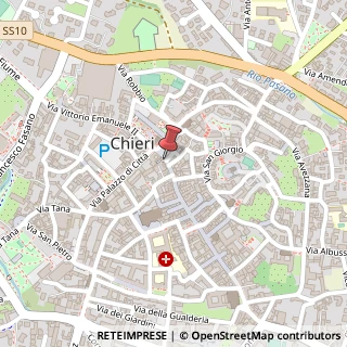 Mappa Via Vittorio Emanuele II, 29, 10023 Chieri, Torino (Piemonte)