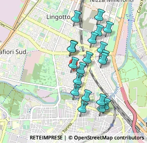 Mappa Via Sapri, 10127 Torino TO, Italia (0.832)