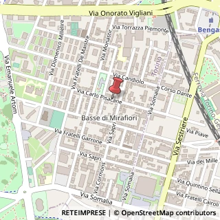 Mappa Via Carlo Pisacane, 25/A, 10127 Torino, Torino (Piemonte)