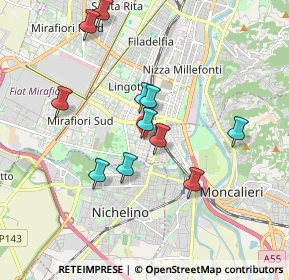 Mappa Via Sapri, 10127 Torino TO, Italia (1.67818)
