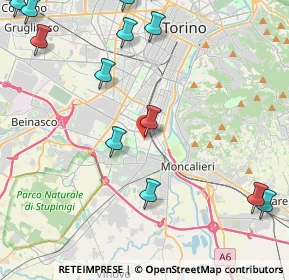 Mappa Via Sapri, 10127 Torino TO, Italia (5.76462)