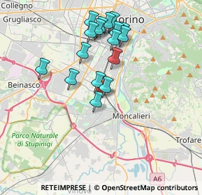 Mappa Via Sapri, 10127 Torino TO, Italia (3.50176)
