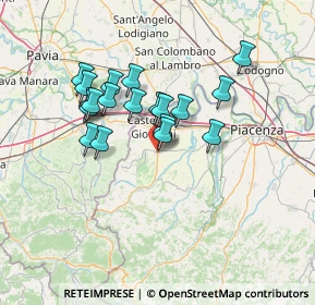 Mappa Via Ugo Foscolo, 29011 Borgonovo Val Tidone PC, Italia (11.63789)
